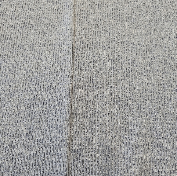 Max Studio 1X Blue Tie Sleeve Textured Knit Top Long Sleeve Pullover - Picture 10 of 10